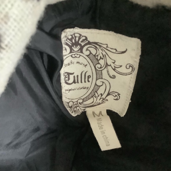 🛍NORDSTROM Tan Polka Dot Peacoat - Picture 7 of 7